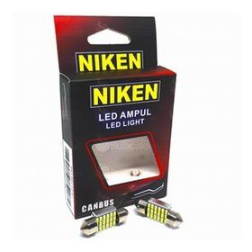 Niken Led Sofit 12V 18 Ledli 31 mm Beyaz Işık Far Ampülü