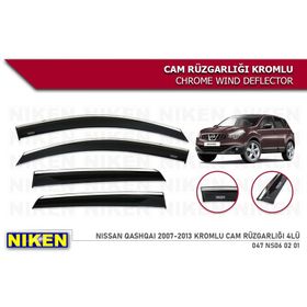 Niken Nissan QASHQAI 2007 2013 4 Kromlu Cam Rüzgarlığı