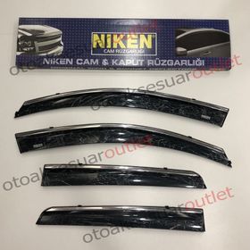 Niken Nissan Qashqai 2007 2013 Kromlu Cam Rüzgarlığı