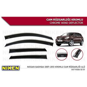Niken Nissan Qashqai 2007 Kromlu Cam Rüzgarlığı