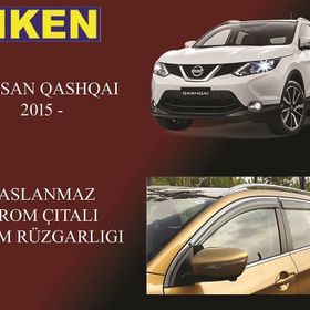Niken Nissan Qashqai 2014 Kromlu Cam Rüzgarlığı