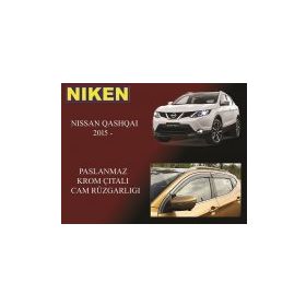 Niken Nissan Qashqai 2014 Kromlu Cam Rüzgarlığı