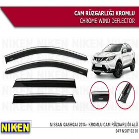 Niken Nissan Qashqai 4 2014 Sonrası Kromlu Cam Rüzgarlığı