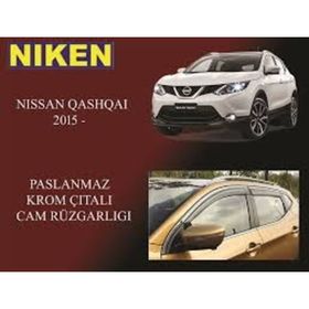 Niken Nissan Qashqai 4 2014 Sonrası Kromlu Cam Rüzgarlığı