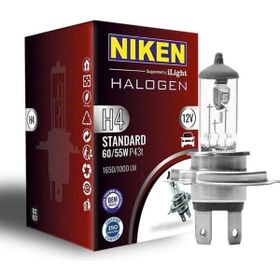 Niken P43T H4 Uzun-Kısa 1 Adet 60W/55W Halojen Ampul
