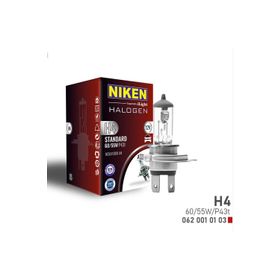 Niken P43T H4 Uzun-Kısa 1 Adet 60W/55W Halojen Ampul