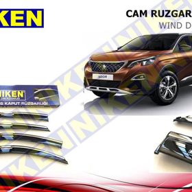 Niken Peugeot 3008 2017 Sonrası Kromlu Cam Rüzgarlığı