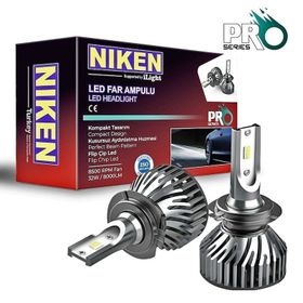 Niken Pro Seri Slim H1 12V 6000K 8000 lm Led Xenon Far Ampulü