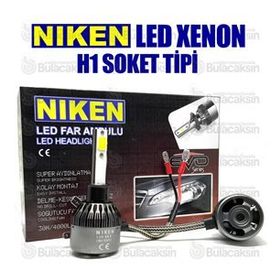 Niken Pro Serisi Xenon Zenon H1 6500K-Slim Fan Flip Led