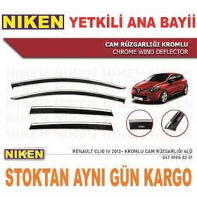 Niken Renault Clio 4 Kromlu Cam Rüzgarlığı