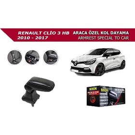 Niken Renault Clio HB 2013- Araca Özel Kol Dayama Siyah Kolçak