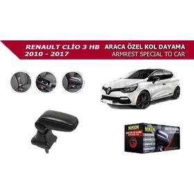 Niken Renault Clio HB 2013- Araca Özel Kol Dayama Siyah Kolçak