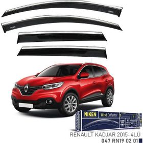 Niken Renault Kadjar 2015 Rüzgarliği 4 Kromlu Cam