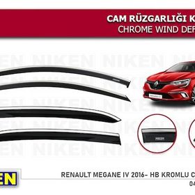 Niken Renault Megane 4 Hb 2016 Kromlu Cam Rüzgarlığı