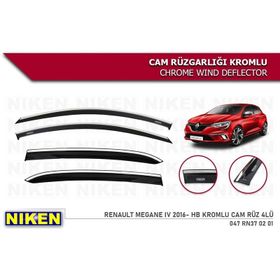 Niken Renault Megane 4 Hb 2016 Kromlu Cam Rüzgarlığı