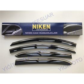 Niken Renault Megane 4 HB 2016 Sonrası Kromlu Cam Rüzgarlığı