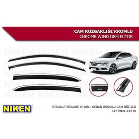 Niken Renault Megane 4 Sedan 2016 Kromlu Cam Rüzgarlığı