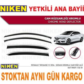 Niken Renault Megane 4 Sedan 2016 Kromlu Cam Rüzgarlığı