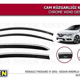 Niken Renault Megane 4 Sedan 2016 Kromlu Cam Rüzgarlığı