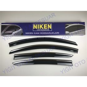 Niken Renault Megane 4 Sedan Rüzğarlığı 4 Kromlu Cam