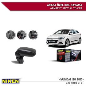 Niken Siyah 2015-2020 Hyundai I20 Araca Özel Kol Dayama Kolçak
