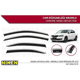 Niken Skoda Octavia 2012 Rüzgarliği 4 Kromlu Cam