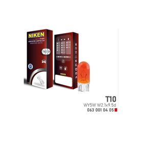 Niken T10 Amber WY5W Adet W2.1X9.5D 10 Adet AMB 12V Park Ampulu