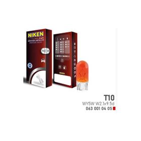 Niken T10 Amber WY5W Adet W2.1X9.5D 10 Adet AMB 12V Park Ampulu