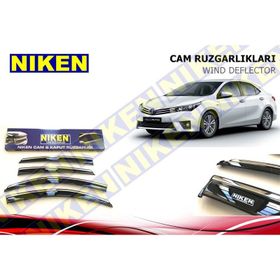 Niken Toyota Corolla 2014 2018 Krom 4 Kromlu Cam Rüzgarlığı