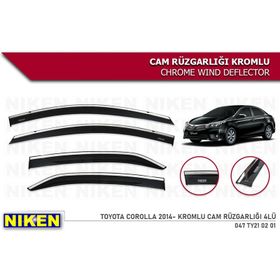 Niken Toyota Corolla 2014-2018 Kromlu Cam Rüzgarlığı