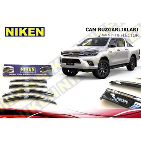 Niken Toyota Hilux 4 2015 Sonrası Kromlu Cam Rüzgarlığı