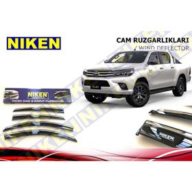 Niken Toyota Hilux 4 2015 Sonrası Kromlu Cam Rüzgarlığı