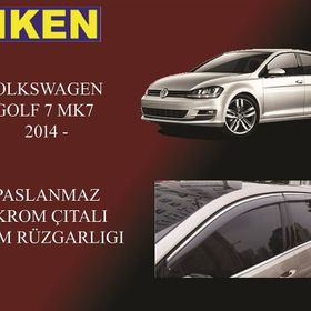 Niken Volkswagen Golf 7 2013 Kromlu Cam Rüzgarlığı