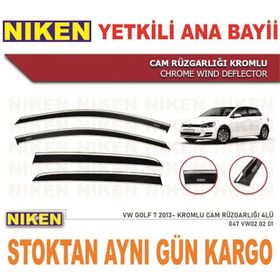 Niken Volkswagen Golf 7 2013 Kromlu Cam Rüzgarlığı