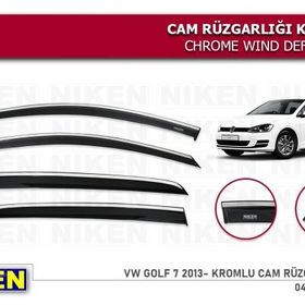 Niken Volkswagen Golf 7 2013 Kromlu Cam Rüzgarlığı