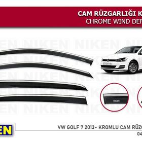 Niken Volkswagen Golf 7 2013 Kromlu Cam Rüzgarlığı