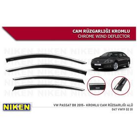 Niken Volkswagen Passat B8 2015-2019 Kromlu Cam Rüzgarlığı