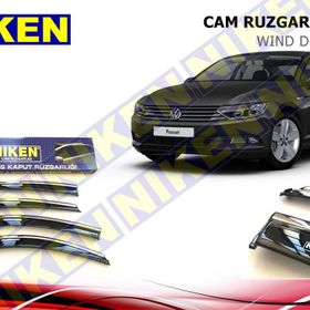 Niken Volkswagen Passat B8 2015 Ruzgarligi 4lu Kromlu Cam