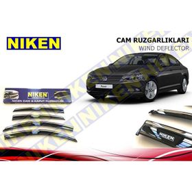 Niken Volkswagen Passat B8 2015 Ruzgarligi 4lu Kromlu Cam