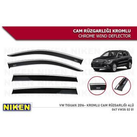 Niken Volkswagen Tiguan 2016 Kromlu Cam Rüzgarlığı