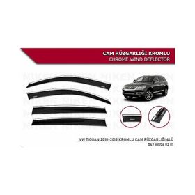 Niken VW Tiguan 2010-2015 Kromlu Cam Rüzgarlığı