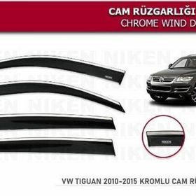 Niken VW Tiguan 2010-2015 Kromlu Cam Rüzgarlığı