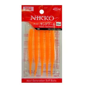 Nikko 366 Orange Sandworm Floating 8.5 cm LRF Silikonu