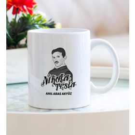 Nikola Tesla Porselen Kupa Bardak
