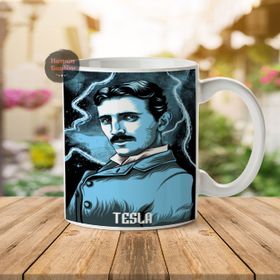 Nikola Tesla Porselen Kupa Bardak
