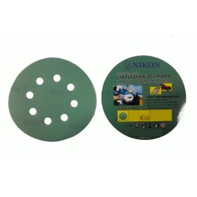 Nikon 52035 125x60 Kum 8 Delikli Kırılmaz Yeşil Cırt Zımpara
