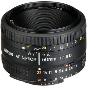 Nikon Af Nikkor 50mm f/1.8D Lens