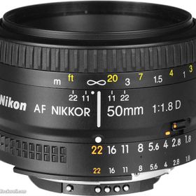 Nikon Af Nikkor 50mm f/1.8D Lens