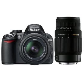Nikon D3100 18-55mm + Sigma 70-300mm DG Lens DSLR Fotoğraf Makinesi