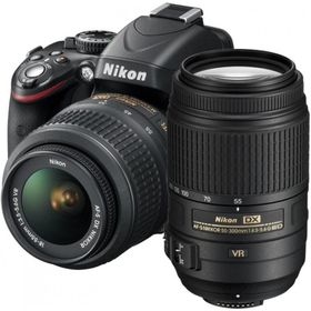 Nikon D3200 18-55mm + 55-300mm Lens DSLR Fotoğraf Makinesi